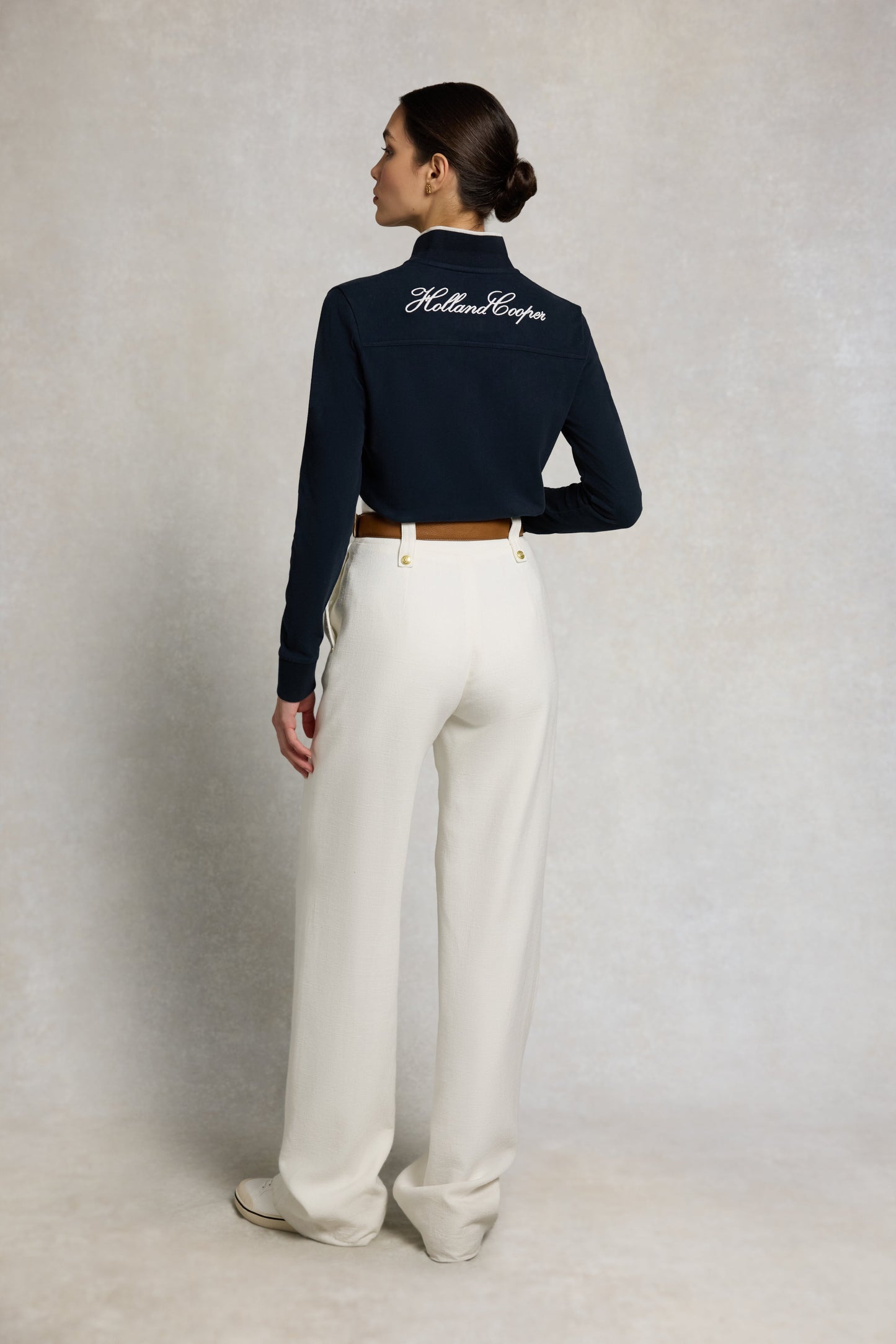 Heritage Long Sleeve Polo Shirt (Ink Navy)
