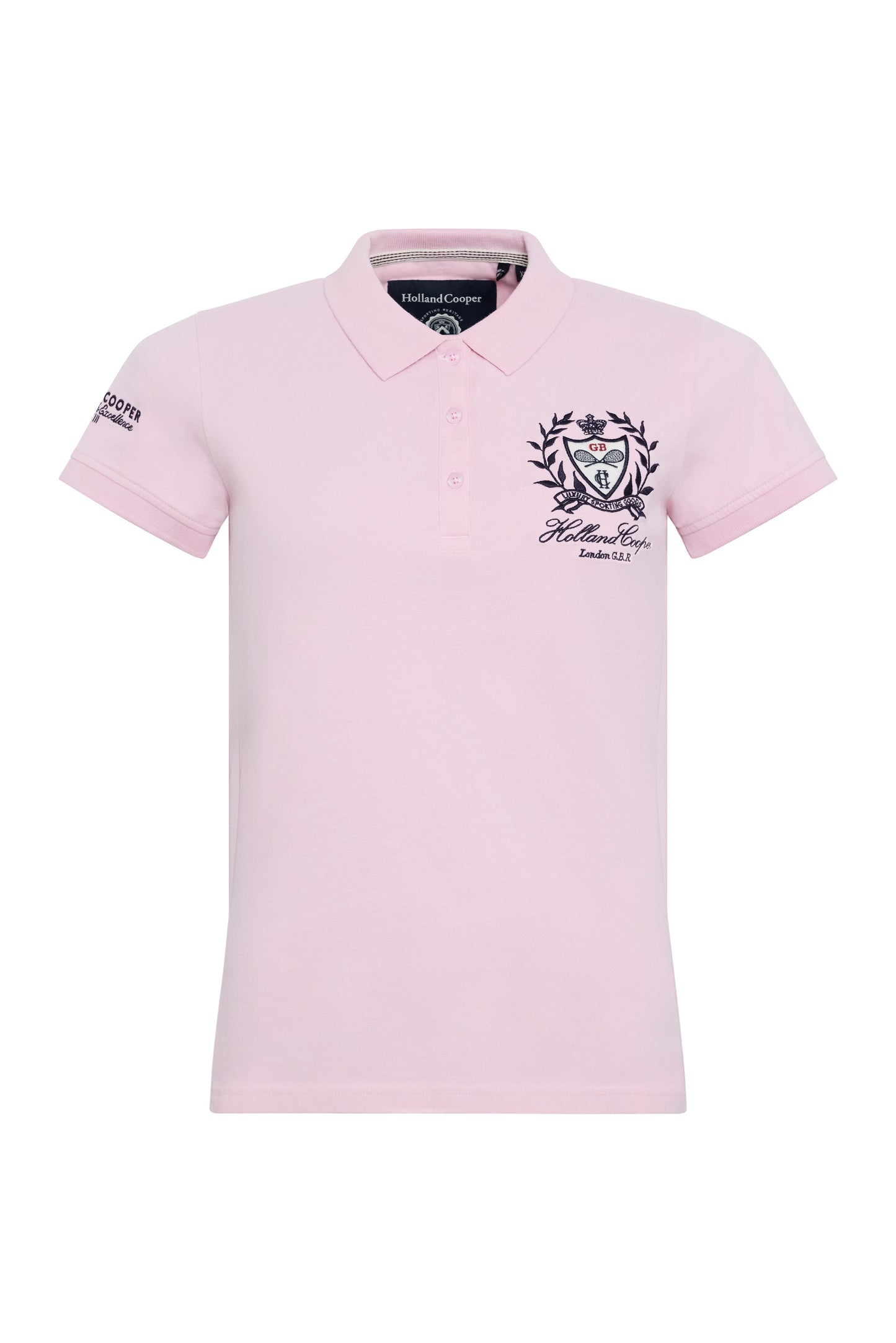 Heritage Short Sleeve Polo Shirt (Pink)