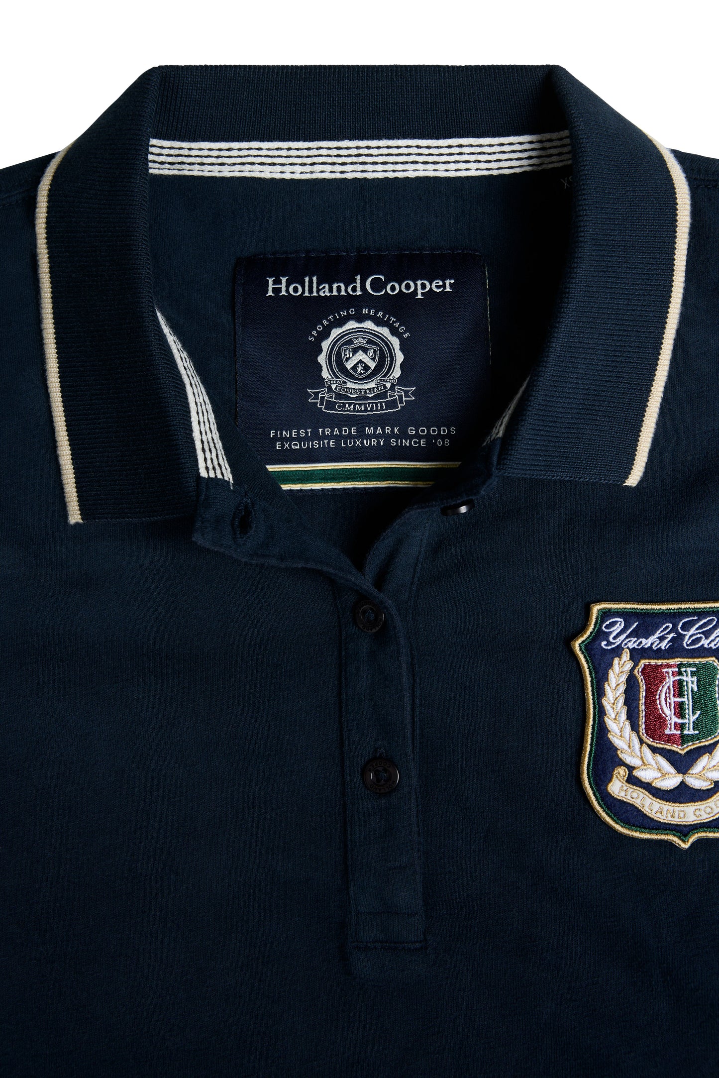Heritage Short Sleeve Polo Shirt (Ink Navy)